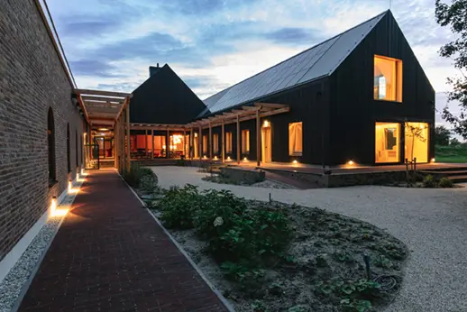 Retraitecentrum Land aan zee in Zeeland nabij Burgh-Haamstede, buitenfoto impressie